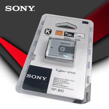 1pc/daug Originalus Sony NP-BK1 NP BK1 Fotoaparato Bateriją DSC W190 S750 S780 S950 S980 W370 W180 DSC-W190 S750 DSC-S780 + Kroviklis