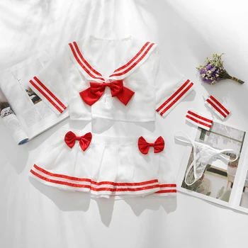Moterų Lolita Anime Cosplay Suknelė Japonijos Moksleivė Vienodai Mielas Kostiumas Sailor Kostiumai tarnaitė cosplay
