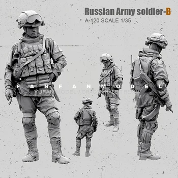 1/35(5Cm) Dervos Pav Rinkiniai rusijos Šiuolaikinės Specialiųjų Pajėgų karys savarankiškai surinkti-120