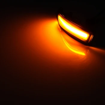 1 Pora LED Dinaminis Posūkio Signalo Lemputė Automobilio Galinio vaizdo Veidrodėlis LED Indikatorius, Indikatorių 