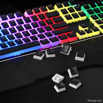 108Pcs/Set Stilingas PBT RGB Apšvietimas Keycaps Pakeisti Mechaninė Klaviatūra