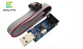 10LOT Naujas USBASP USBISP AVR Programuotojas USB ISP USB ASP ATMEGA8 ATMEGA128 Paramos Win7 64K