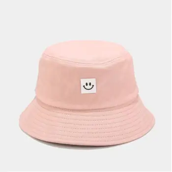 2020 Nauja Šypsena Veide Pažymėtas Kibirą Skrybėlės visi atitiko paprastų stiliaus Kepurės Moterims, Vyrams, bob skrybėlę vasaros mados saulės skrybėlę