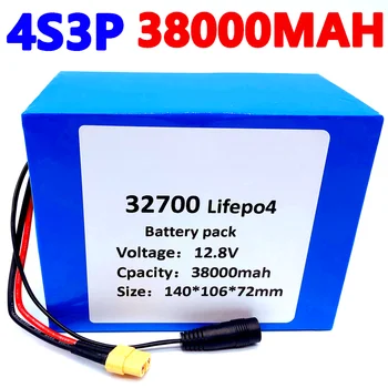 2021 32700 Lifepo4 Baterija 4S3P 12.8 V 38Ah 4S 40A 100A Subalansuotas BMS Elektros Valtis ir Nepertraukiamo Maitinimo šaltinis 12V