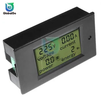 20A 50A 100A Skaitmeninis LCD Voltmeter Ammeter DC AC Įtampos Srovės Elektros Energijos Skaitiklis Testeris Apšvietimas AC 80-260V DC 6.5-100V