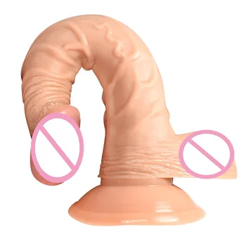 23cm Super Didžiulis Odos Tikroviškas Dildo Su siurbtuko Lenkimo Asortimentą Dirbtinis Penis Penis Erotiniai G Taško Suaugusiųjų Sekso Žaislai Produktas