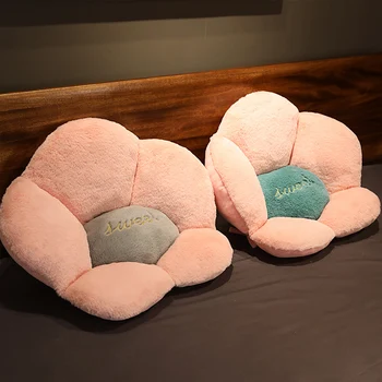 55*65cm Fuzzy Gėlių Sėdynės Pagalvėlės PP Medvilnės Įdaryti Dekoro Augalų Pagalvės Žiemą Šiltas Pliušinis Sofa Lova, Kėdė, Sofa-lova Vaikams
