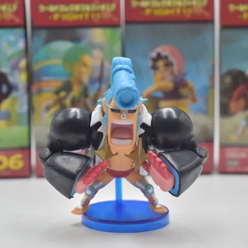 6 vnt Anime One Piece Pav Ace Kotai Beždžionė D Luffy Pav Zoro Sanji teisės trafalgaro Sabo One Piece Anime JEP PVC Modelis Žaislas