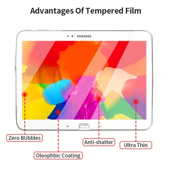 9H Grūdintas Stiklas, Skirtas Samsung Galaxy Tab 3 10.1 Screen Protector SM-P5200 GT-P5200 P5210 10.1