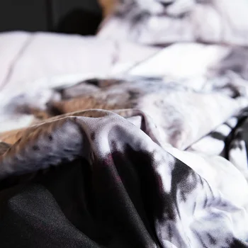 Aggcual Gyvūnų tigras patalynės komplektas prabangių antklode 3d spausdinimo namų tekstilės lova rinkinys king size Kokybės miegamojo Dekoro užvalkalas be06