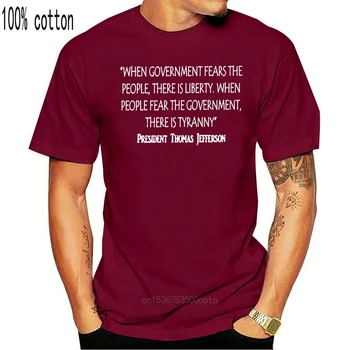 Amerikos Sukilimo Thomas Jefferson Tėvynės T-shirt Dont Protektoriaus Man Gadsden