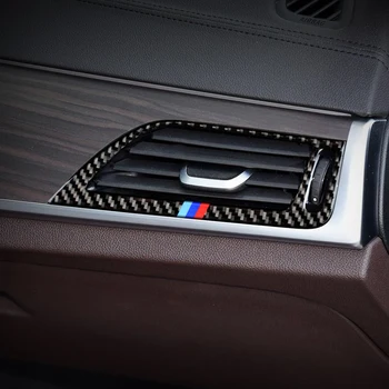 Anglies Pluošto Interjero priešakinėms Angos Dangtelio Apdaila Lipdukas Automobilių Priedai, Skirti BMW 5 Serijos G30 2018 Automobilių Optikos Reikmenys