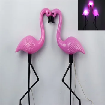 AOSONG Naujus Produktus Saulės Kraštovaizdžio Žibintai Veją Žibintai Villa Lauko Vandeniui Sodo pirmame Aukšte Šviesos diodų (LED Flamingo