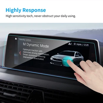 Automobilių GPS Navigacijos Ekrano apsaugos BMW yra f01 F02 F03 F04 G11 G12 7 Serijos LCD Ekranas Grūdintas Stiklas Kino Auto Automobilis Priedai