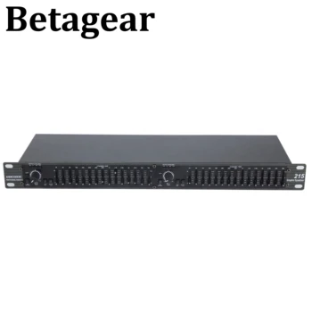 Betagear 2x 15 band ekvalaizeris stereo Dual grafinis ekvalaizeris EQ215 įrašų studijoje įranga equipos de musica garso sistema