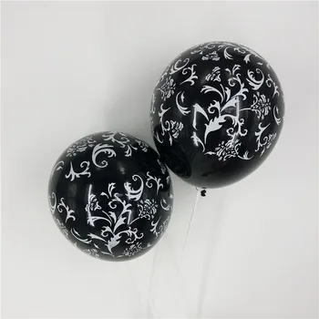 BTRUDI Damask modelis sustorėjimas spausdintos balionai 12 colių 2.8 g 40pcs/daug vestuvių retro namų dekoro elementus gimtadienio balionai