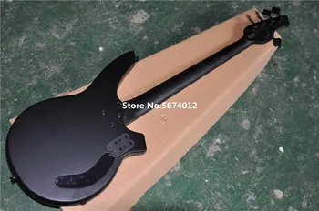 Gamyklos tiesioginės 5 string aktyvus pikapas elektrinio boso matinė juoda bosinė gitara kairę ranką, gali būti pritaikytas nemokamas pristatymas