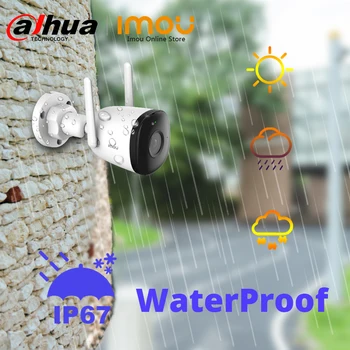Imou Lauko Saugumo Wi-fi IP Kamera, Built-in Mic H. 265 Su Hotspot AI Žmogaus Aptikimo 30m Naktinio Matymo Vaizdo Stebėjimo Kameros