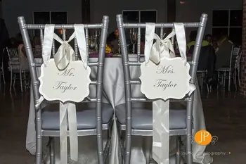 Individualizuoti pavadinimas vestuvių Naujai sutuoktinių poros, Mr&MRS Kėdė Ženklai, Nuotakos Dušas Dekoro, pagal užsakymą vestuvių kėdė ženklai