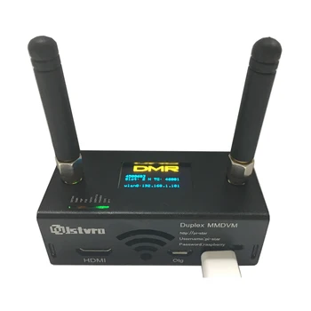 Karšto Surinkti Dvipusis Simplex MMDVM Hotspot UHF VHF + OLED + Antena Atveju Rinkinys Paramos P25 DMR YSF Už Aviečių Pi