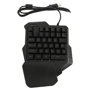 Klaviatūra, Pelė Combo Ergonomišką LED Backlight Žaidimų USB Laidinė Pelė, Klaviatūra Nustatyta Žaidėjus Nešiojamojo Kompiuterio Pelės Namų Gamer
