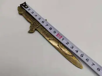 Kolekcija Kinijos vario retenybė feng shui egzorcizmo Apkalbų, septynių žvaigždučių kardas mažų ornamentais