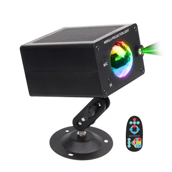 LED Lazerinis Projektorius Žvaigždėtas Dangus Ūkas Žibintai Vandens Garbanojimo Projekcija Lempa su Muzikos Prasme Funkcija Nuotolinio Valdymo Naktį Šviesos