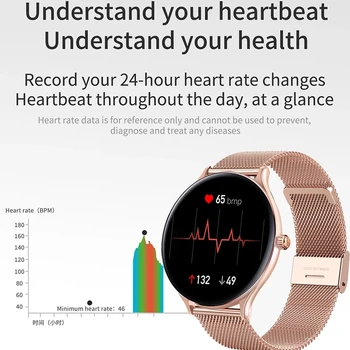 LIGE Naujas Smart Watch Vyrų smartwatch Sporto Treniruoklių Seklys atsparus Vandeniui Visą Ratą Jutiklinis Ekranas Reloj Inteligente 