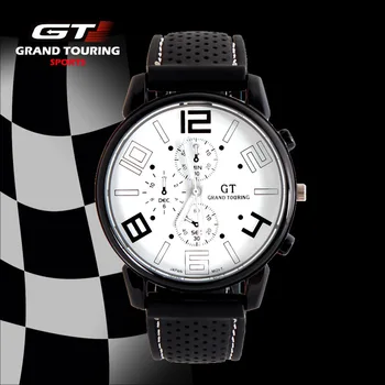 Mada& Atsitiktinis Grand Touring GT Vyrų Sporto Kvarco Žiūrėti Kariniai Laikrodžiai Armijos Laikrodis Moterims, vyriški Laikrodžiai