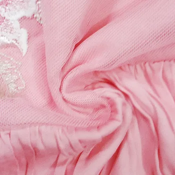 Megztinis Sleepwear Moterų Medvilnės Pižama Nustatyti, Siuvinėtų Nėrinių Medvilnės Namų Drabužiai