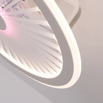 Miegamasis dekoro smart ventiliatorius lempos su šviesos ventiliatorių lempos nuotolinio valdymo žiburiai, lubų 50cm su APP kontrolės naujas