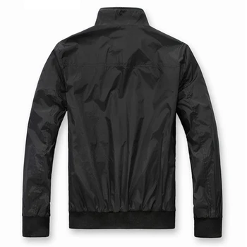 Mountainskin Nauji vyriški Švarkai Pavasarį, Rudenį Atsitiktinis Paltai vientisos Spalvos Outwear Vyrų Bomber Jacket Mens Prekės ženklo Drabužių SA535