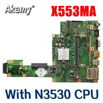 Naujas Amazoon X553MA Su N3530 CPU mainboard REV2.0 Asus F503M X503M F553MA X503MA D503M Nešiojamas plokštė PAGRINDINĖ plokštė