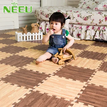 NEEU kūdikių galvosūkį, mat bamblys eva putų žaisti mat vaikų medienos kilimų kūdikiams, sporto žaidimai playmat kilimas minkštas grindų 30*30*1cm