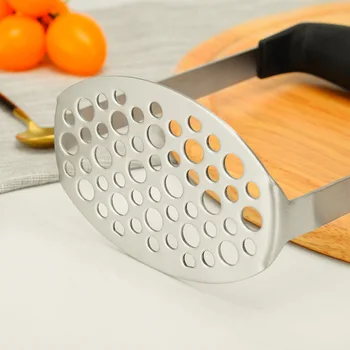 Nerūdijančio plieno bulvių švīts Saldžiųjų bulvių saldžiųjų bulvių presavimo įrankis neslidžia rankena česnakai paspauskite virtuvė įtaisą Daržovių įrankis