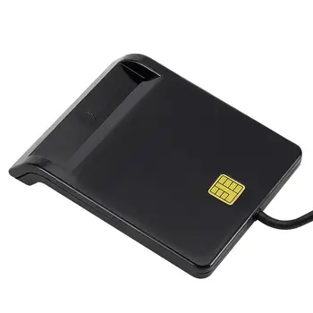Nešiojamas USB Smart Card Reader Banko Kortele IC/ID EMV Kortelių Skaitytuvas Windows 7 8 10 Linux OS, USB-CCID ISO 7816 USB Card Reader