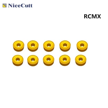 Nicecutt 10vnt RCMT0602 tekinimo įterpti Turas Karbido ašmenys Priemonės Išorės Tekinimo Įrankis karbido įdėklai tekinimo įrankis CNC Turas įterpti