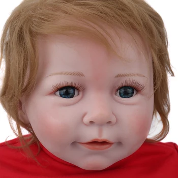 NPKDOLL 55CM Reborn Baby Doll Tikroviška Minkšto Silikono Realista Mados berniuko, gimusio Lėlės bebe dovana atgimę žaislai