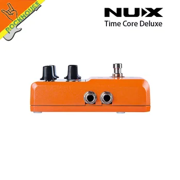 NUX Laikas Core Deluxe Digital Delay Gitaros Pedalas 7 Nedelsiant Efektų Pedalas Stereo garsas su 40 Frazė apsisukimo metu Nemokamas Pristatymas