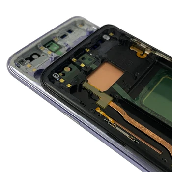Originalus Amoled S8 LCD Samsung Galaxy S8 Plius LCD Ekrano Rėmo Ekranas Asamblėjos SM-G950F G955F LCD Ekranas Su Juodu Tašku