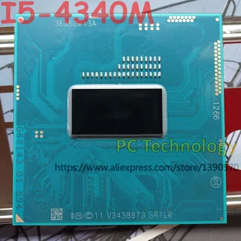 Originalus Intel Core I5-4340M CPU I5 4340M procesorius FCPGA946 2.90 GHz-3.60 GHz L3=3M Dual core nemokamas pristatymas