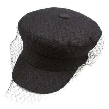 OZyc Rudenį aštuoniakampis skrybėlės moterims butas karinės beisbolo kepuraitę ponios solid caps moterų atsitiktinis Akių džinsinio beretės skrybėlę gorra
