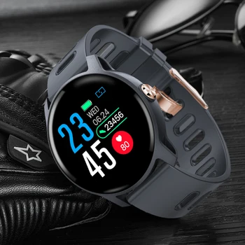 SENBONO S08 Smart Watch Vyrų IP68 Vandeniui Fitness Tracker Širdies ritmo Monitorius Smartwatch Moterų Laikrodis 