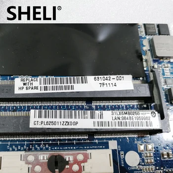 SHELI 631042-001 Nemokamas Pristatymas nešiojamojo kompiuterio plokštę HP DV6 DV6-3000 HM55 HD6370 Visiškai išbandyta plokštė DA0LX6MB6H1