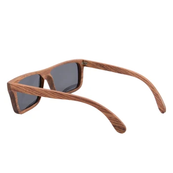 SHINU Medienos akiniai nuo saulės, poliarizuoti vyrų kvadratinių rėmelių akiniai su uv 400 pavasario vyrių Gafas Oculos De Sol Madera sh6010