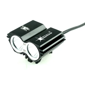 SolarStorm X2 Vandeniui Dviračio Šviesos 5000LM 2 X T6 LED Priekiniai Dviračių Žibintų Dual Lempos Dviračiu, Led dviratis +18650 Baterija