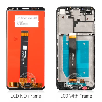 Srjtek Už Huawei Honor 9S LCD Ekranas DUA-LX9 LCD Jutiklinis Ekranas skaitmeninis keitiklis Rėmo 5.45