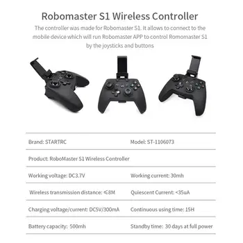 STARTRC Robomaster S1 Belaidis Valdiklis Su Telefono Įrašą / Turėtojas App Connect 
