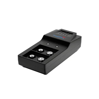 TrustFire 9V USB Įkroviklio Įkrovimo Ličio Ni-MH Baterija 6F22 Baterijų Kroviklis 2 Lizdas Volt Li-lon baterijos
