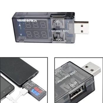 USB Įkroviklis Gydytojas Įtampa Srovės Matuoklis Mobiliojo Baterija Testeris Galia Detektorius